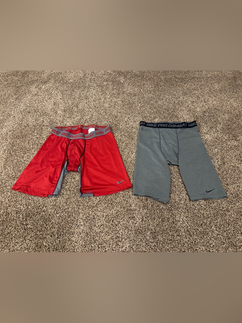 NIKE PRO COMBAT COMPRESSION SHORTS SIZE LARGE